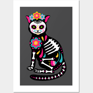 Muerte Cat Posters and Art